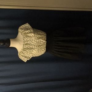 Cute black and white dress